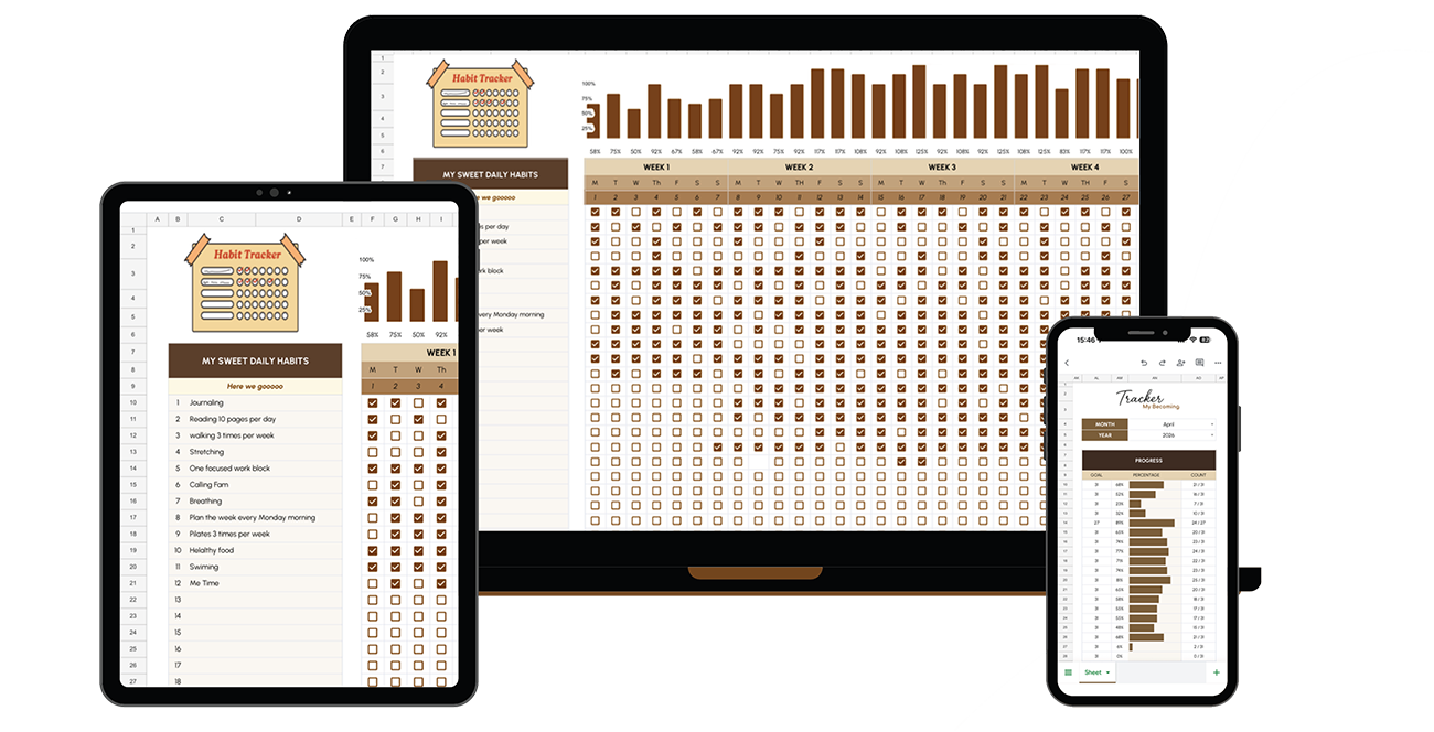 The Habit Tracker Spreadsheet