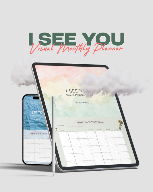 I See You – Visual Monthly Planner